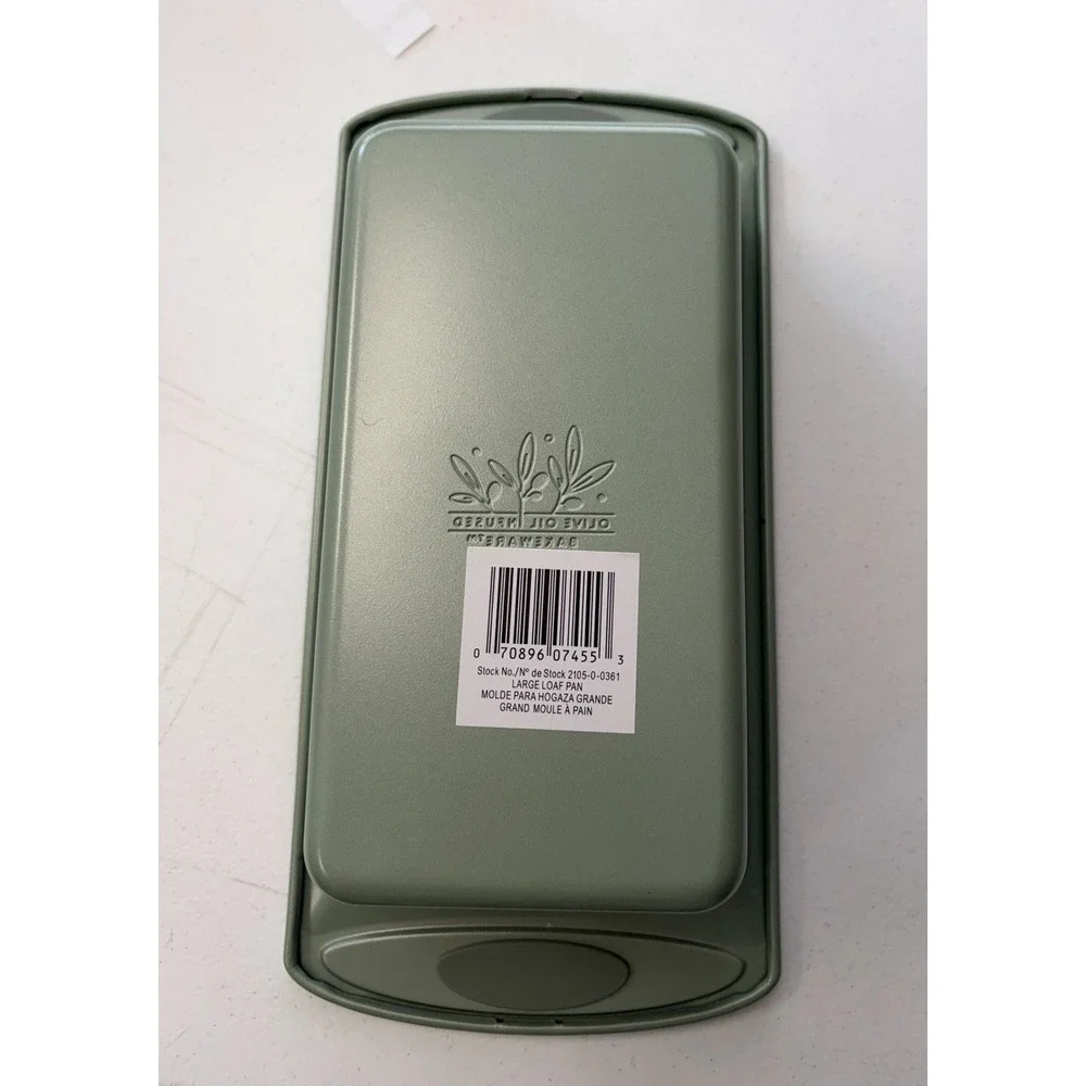 Wilton Olive Oil Infused Premium Non Stick Large Loaf Pan 9.25x5.25x2.62